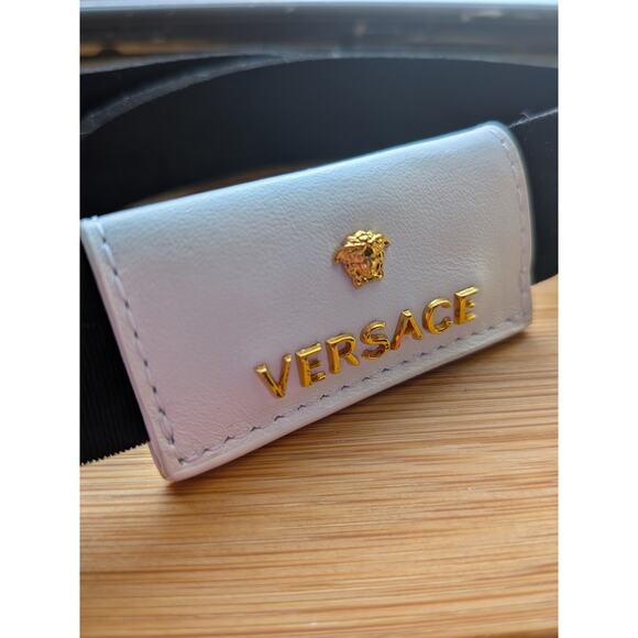 NEW Versace Black Eyeglasses Strap Band SS2019 Authentic Lightweight Classic - Picture 1 of 6